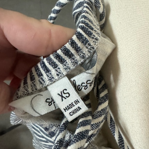 Speechless Sundress Blue/White Size Small - Picture 3 of 3